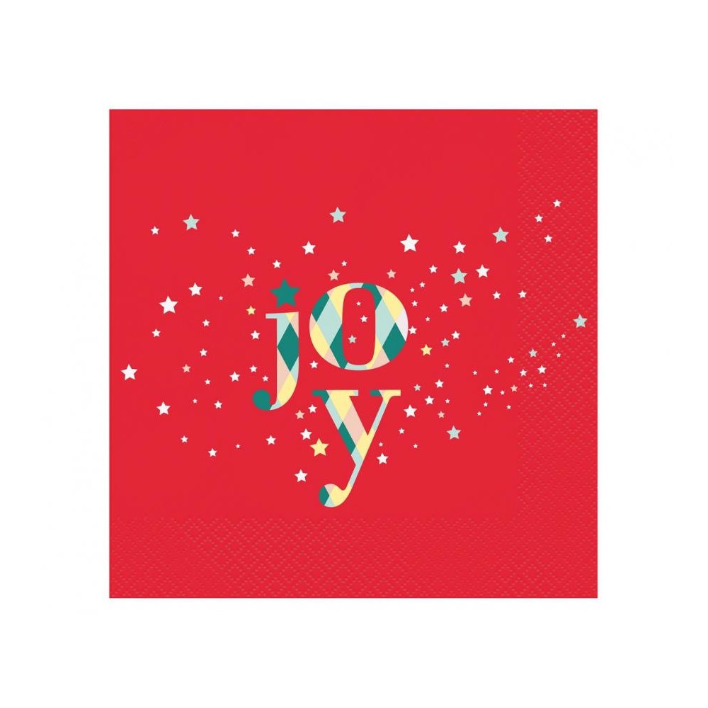 Christmas Red Joy i napkin 20 pcs 33x33 cm