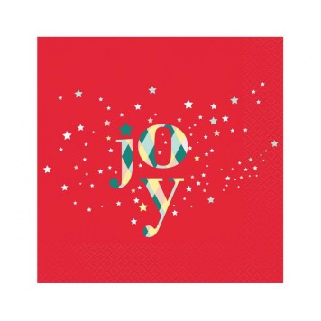 Christmas Red Joy i napkin 20 pcs 33x33 cm