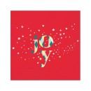 Christmas Red Joy i napkin 20 pcs 33x33 cm