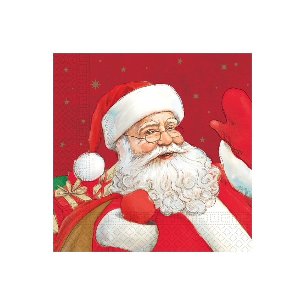 Christmas Santa Claus 20-piece napkin 33x33 cm FSC