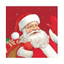 Christmas Santa Claus 20-piece napkin 33x33 cm FSC