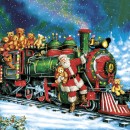 Christmas Train napkins, pack of 20, 33x33 cm
