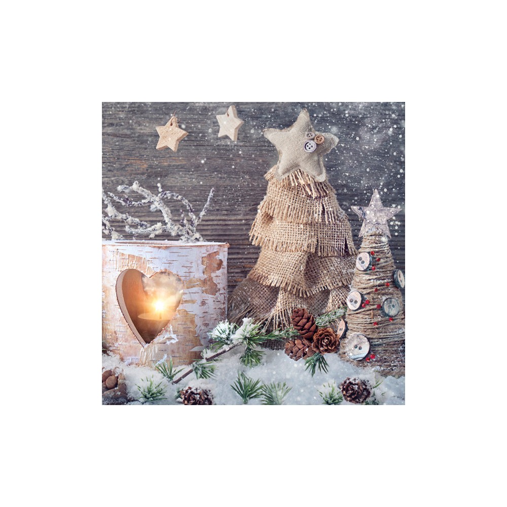 Christmas Warm Light napkins, pack of 20, 33x33 cm