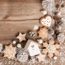 Christmas Winter Decorations napkins, pack of 20, 33x33 cm