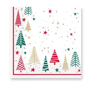 Christmas Xmas Forest i napkin 20 pcs 33x33 cm
