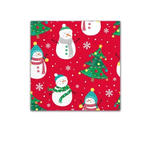 Christmas Xmas Trees and Snowflakes i napkin 20 pcs 33x33 cm