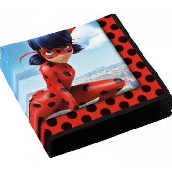 Miraculous Ladybug City 20-piece napkin 33x33 cm
