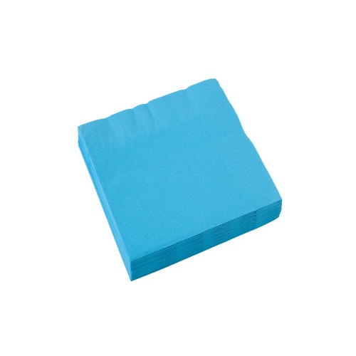 Colour Caribbean Blue napkin 20 pcs 33x33 cm