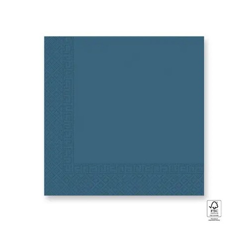 Colour Unicolour Blue napkin 20 pcs 33x33 cm FSC