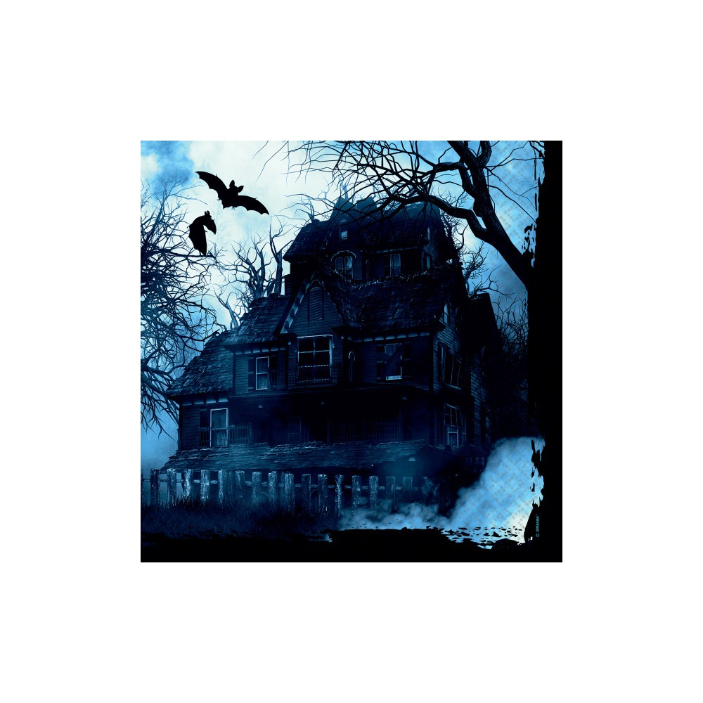 Halloween Haunted Forest Haunted Forest Napkin Set of 16 33x33 cm