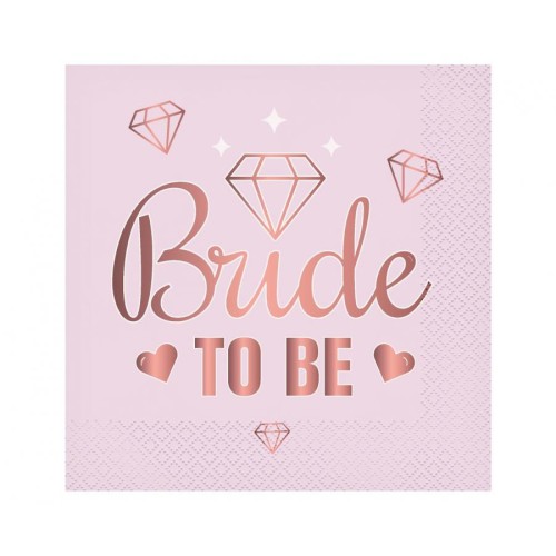 Hen Party Bride To Be Pink napkin 20 pcs 33x33 cm