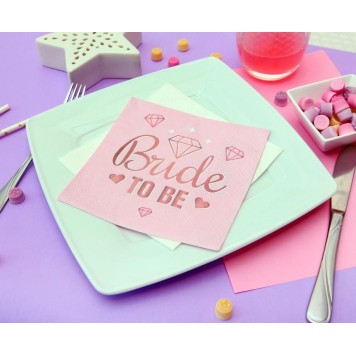 Hen Party Bride To Be Pink napkin 20 pcs 33x33 cm