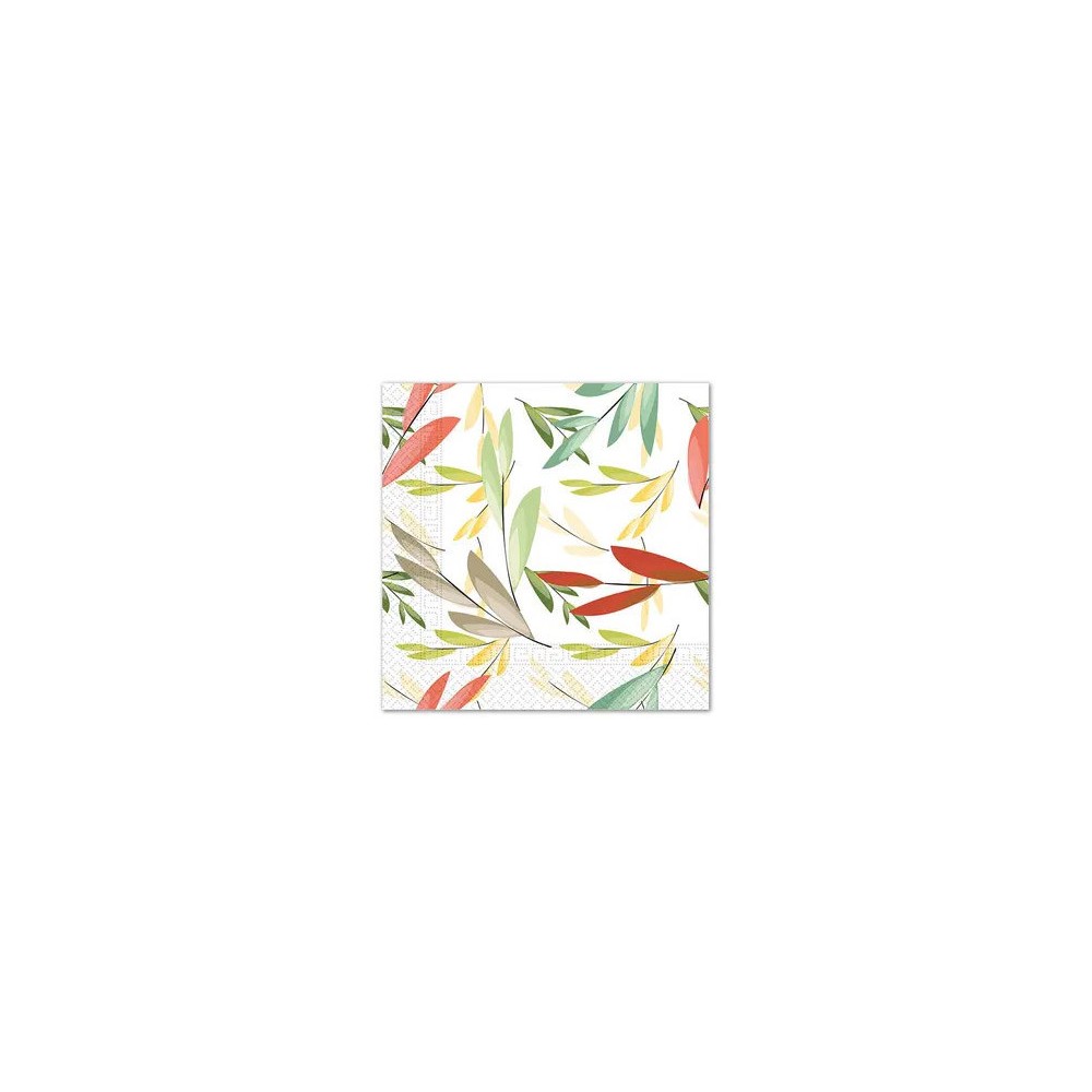 Flower Branches Leaf napkin 20 pcs 33x33 cm FSC