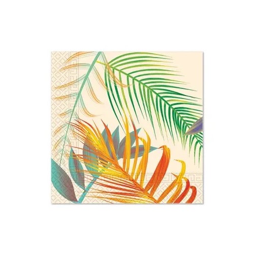 Flower Tropical Leaves Leaf napkin 20 pcs 33x33 cm FSC