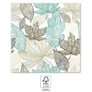 Flower Wide Leaves Leaf Napkin 20 pcs 33x33 cm FSC