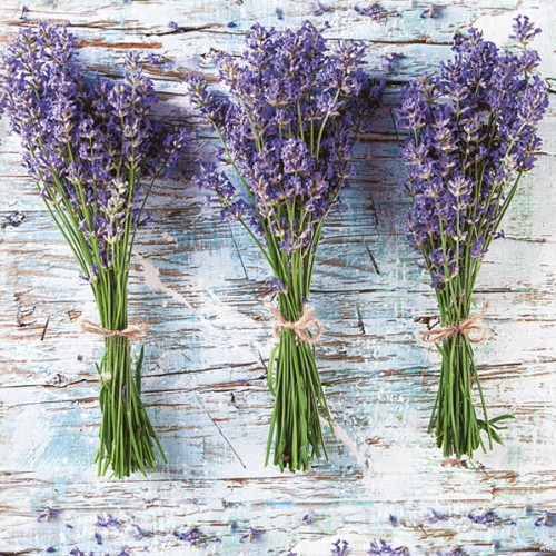 Flower Three Bunches Lavender napkin set, 20 pieces, 33x33 cm
