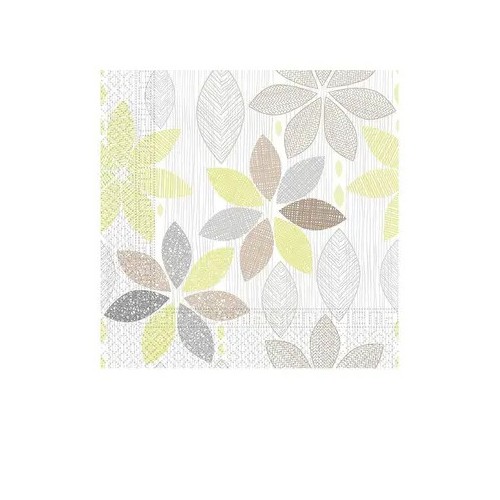 Flower Foliage Leaf napkin 20 pcs 33x33 cm