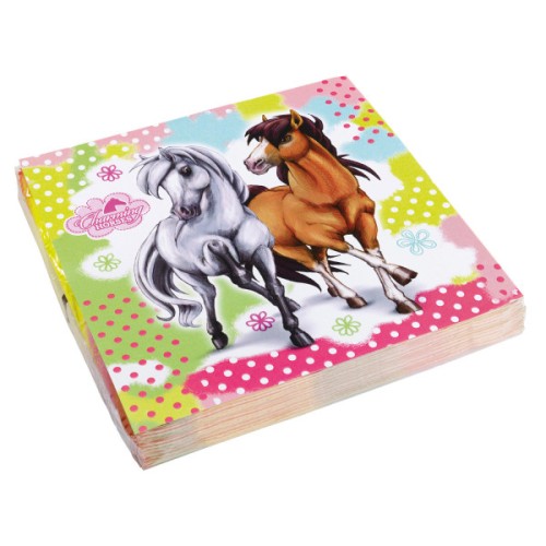 Horses Charming napkin 20 pcs 33x33 cm
