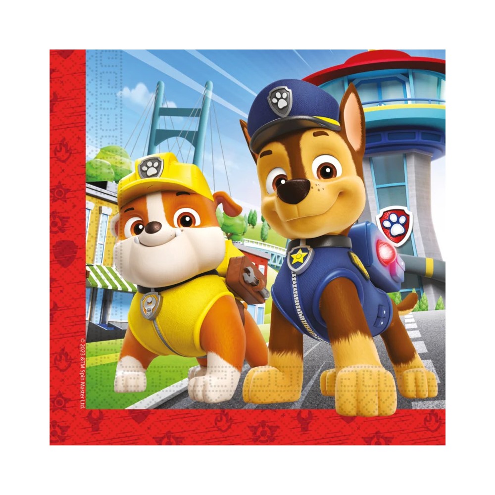 Paw Patrol Rescue Heroes napkin 20 pcs 33x33 cm FSC