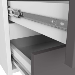 KOMODA CL100 6SZ PK BIAŁA / SZARA