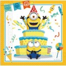 Minions The Rise of Gru napkin set of 20 33x33 cm