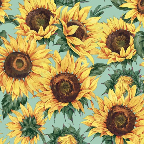 Colour Wallpaper Sunflower napkin set of 20 33x33 cm
