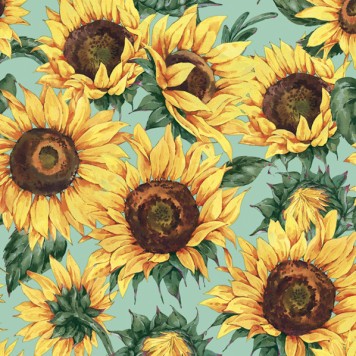 Colour Wallpaper Sunflower napkin set of 20 33x33 cm