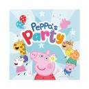 Peppa Pig Celebration napkin 16 pcs 33x33 cm