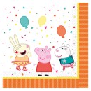 Peppa Pig Confetti  set of 16 napkins 33x33 cm