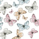 Butterfly Light 20-piece napkin 33x33 cm