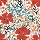 Flower Wild Flowers Poppy Napkin 20 pcs 33x33 cm