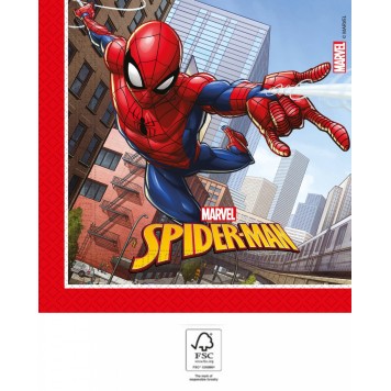 Spiderman Crime Fighter napkin 20 pcs 33x33 cm FSC