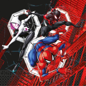 Spiderman World of Webs napkin 20 pcs 33x33 cm FSC