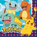 Pokémon Initial napkin pack of 16 33x33 cm