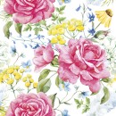 Flower Field Flowers Rose decorative napkin, 20 pcs, 33x33 cm