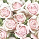 Flower Subtle Light Pink Napkin 20 pcs 33x33 cm