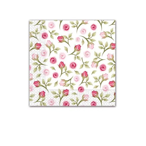 Flower Romantic Roses Roses napkin pack of 20 33x33 cm