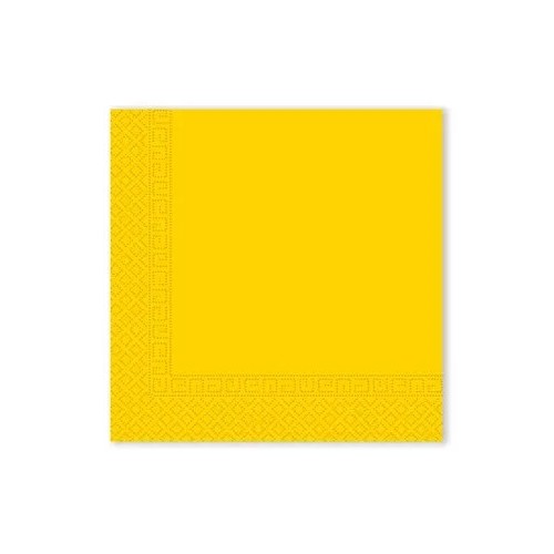 Colour Unicolour Yellow napkin 20 pcs 33x33 cm FSC