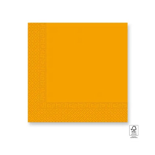 Colour Unicolour Yellow napkin 20 pcs 33x33 cm FSC
