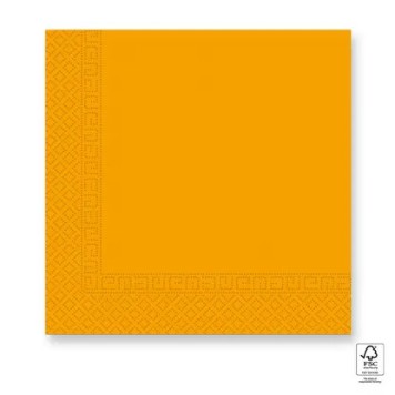 Colour Unicolour Yellow napkin 20 pcs 33x33 cm FSC