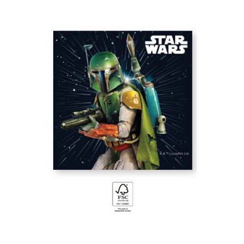 Star Wars Galaxy napkin 20 pcs 33x33 cm FSC