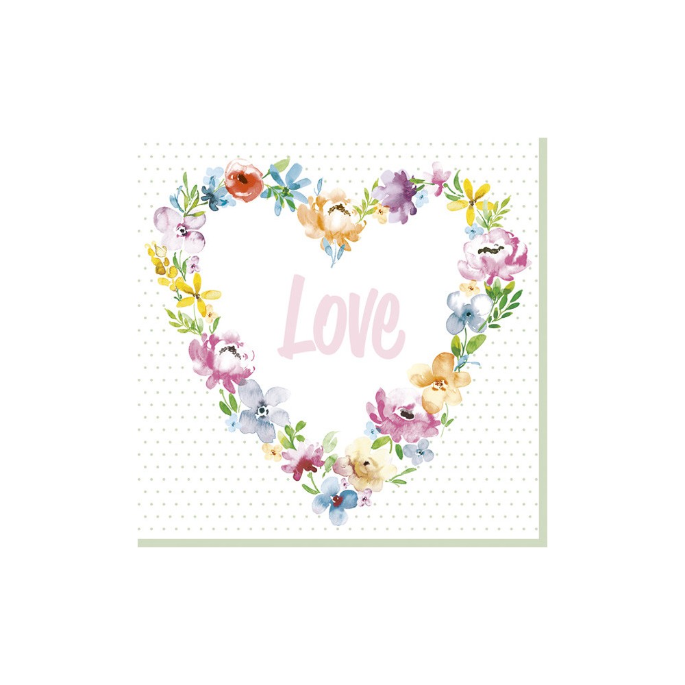 Love Blossom napkin 20 pcs 33x33 cm