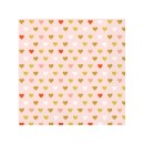 Love XOXO Pink napkin 20 pcs 33x33 cm