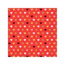 Love XOXO Red napkin 20 pcs 33x33 cm