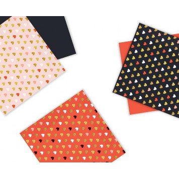 Love XOXO Red napkin 20 pcs 33x33 cm