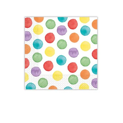 Colour Dots napkin 20 pcs 33x33 cm