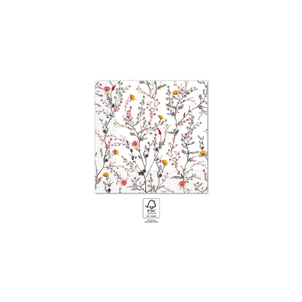 Colour Modern Branches napkin 20 pcs 33x33 cm FSC