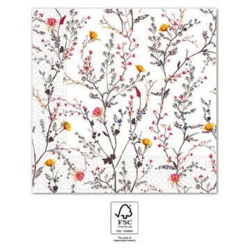 Colour Modern Branches napkin 20 pcs 33x33 cm FSC