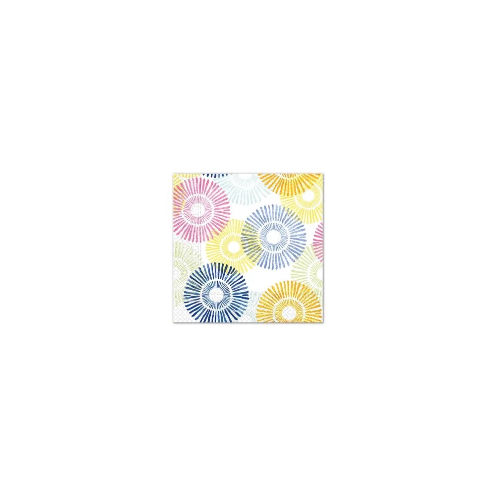 Colour Multicolor Urchins napkins 20 pcs 33x33 cm FSC