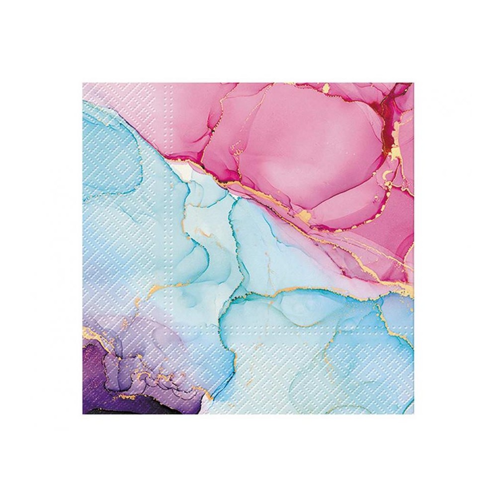 Colour Watercolor Dream napkin 20 pcs 33x33 cm